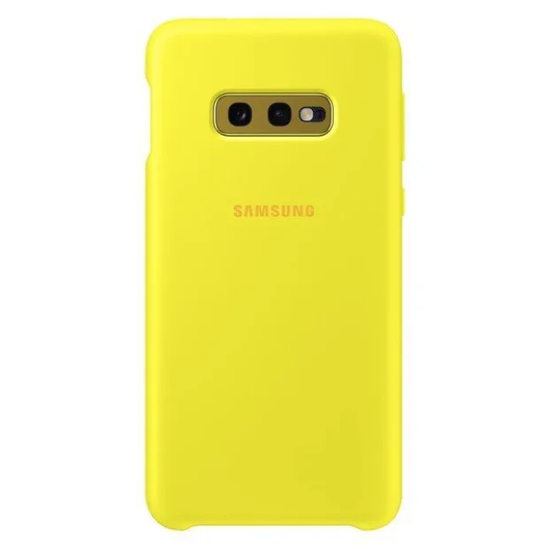 Husa Cover Silicon Samsung pentru Samsung Galaxy S10e Galben