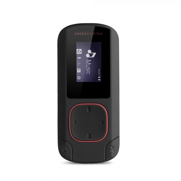MP3 Player Energy Clip Mint Bluetooth MicroSD Slot BT 4.1 8GB Negru thumb