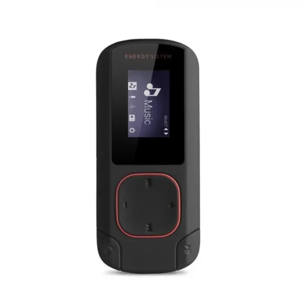 MP3 Player Energy Clip Mint Bluetooth MicroSD Slot BT 4.1 8GB Negru