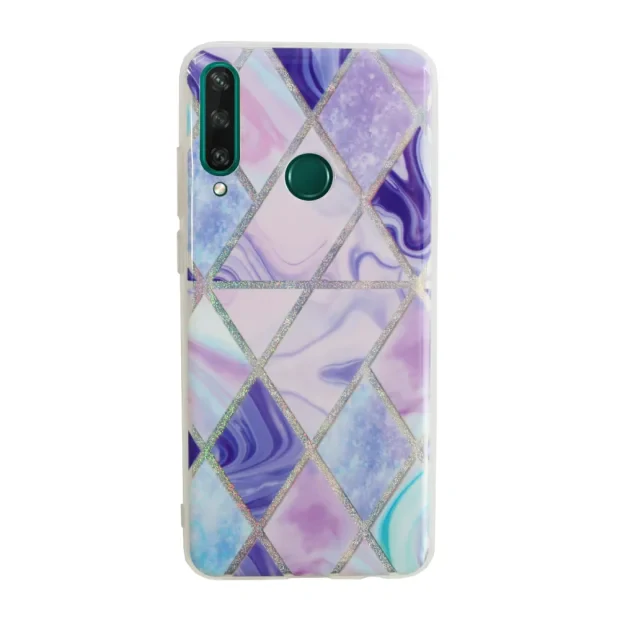 Husa Cover Silicon Geometric pentru Huawei Y6P Mov