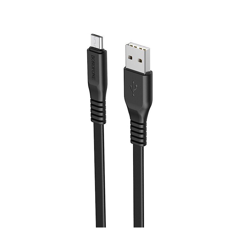 Cablu Date Micro Usb Borofone BX23 Wide 1m Negru thumb