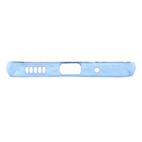 Husa Cover Silicon Fashion pentru Huawei Nova 5T Transparent Flori Roz