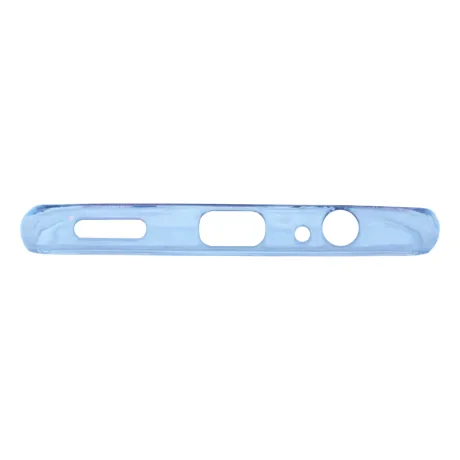 Husa Cover Silicon Fashion pentru Huawei P Smart Z Transparent Flori Roz