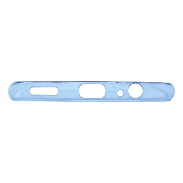 Husa Cover Silicon Fashion pentru Huawei P Smart Z Transparent Flori Roz