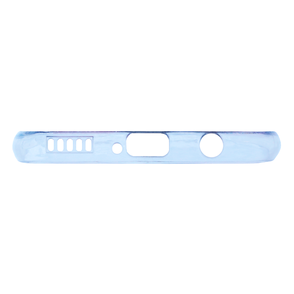 Husa Cover Silicon Fashion pentru Huawei P40 Lite Transparent Flori Roz thumb