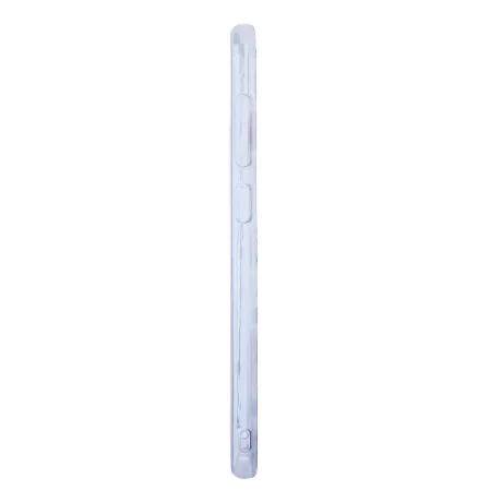 Husa Cover Silicon Fashion pentru Samsung Galaxy A21s Bulk Transparent Flori Roz