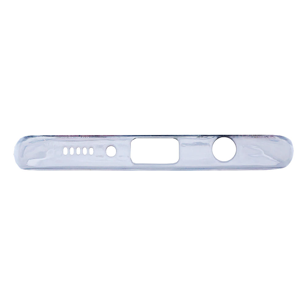 Husa Cover Silicon Fashion pentru Samsung Galaxy A21s Bulk Transparent Flori Roz thumb