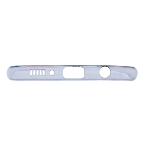 Husa Cover Silicon Fashion pentru Samsung Galaxy A51 Bulk Transparent Flori Roz