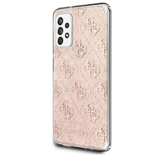 Husa Cover Guess 4G Glitter pentru Samsung A52 Pink