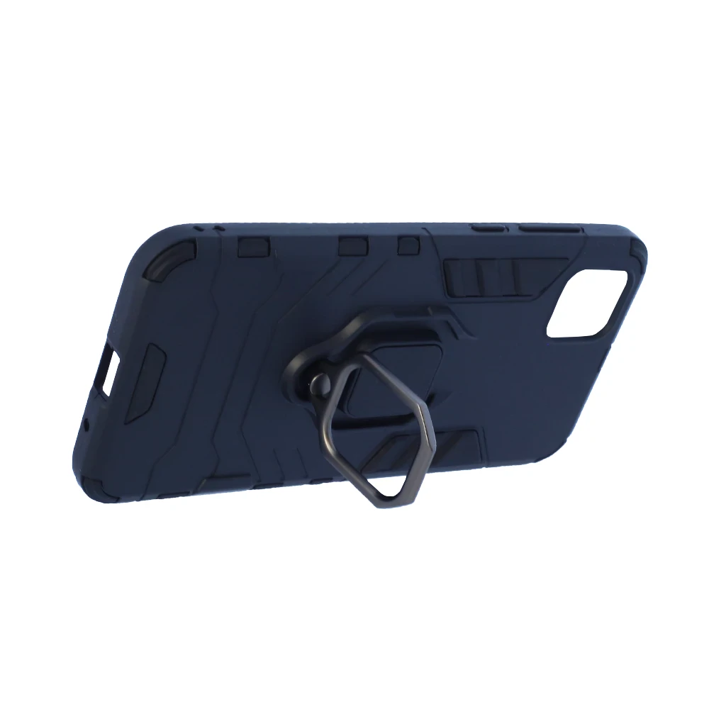 Husa Cover Hard Ring Armor pentru Huawei Y5P Negru thumb