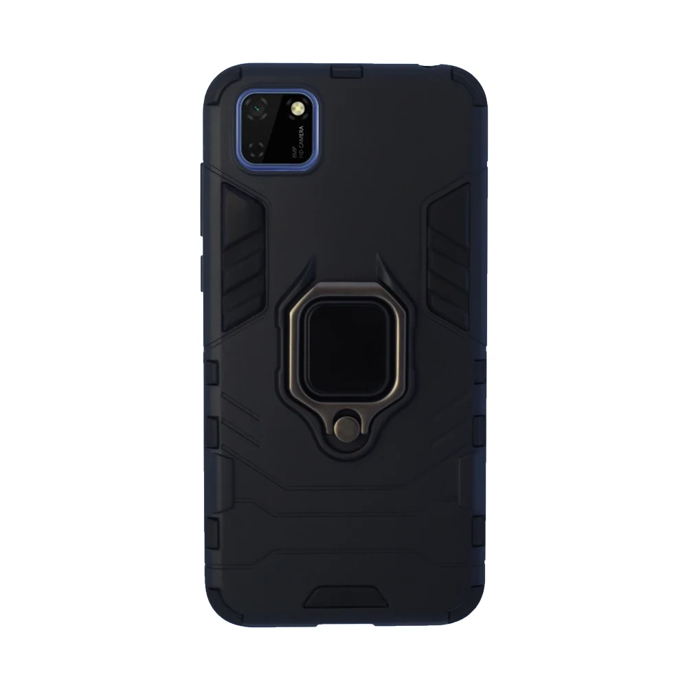 Husa Cover Hard Ring Armor pentru Huawei Y5P Negru thumb