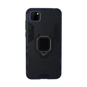 Husa Cover Hard Ring Armor pentru Huawei Y5P Negru