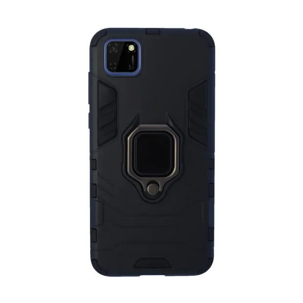 Husa Cover Hard Ring Armor pentru Huawei Y5P Negru