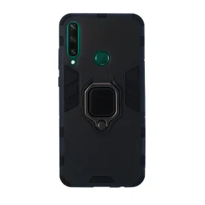 Husa Cover Hard Ring Armor pentru Huawei Y6P Negru