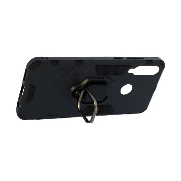 Husa Cover Hard Ring Armor pentru Huawei Y6P Negru