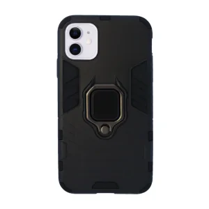 Husa Cover Hard Ring Armor pentru iPhone 11 Negru