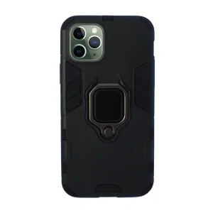 Husa Cover Hard Ring Armor pentru iPhone 11 Pro Negru