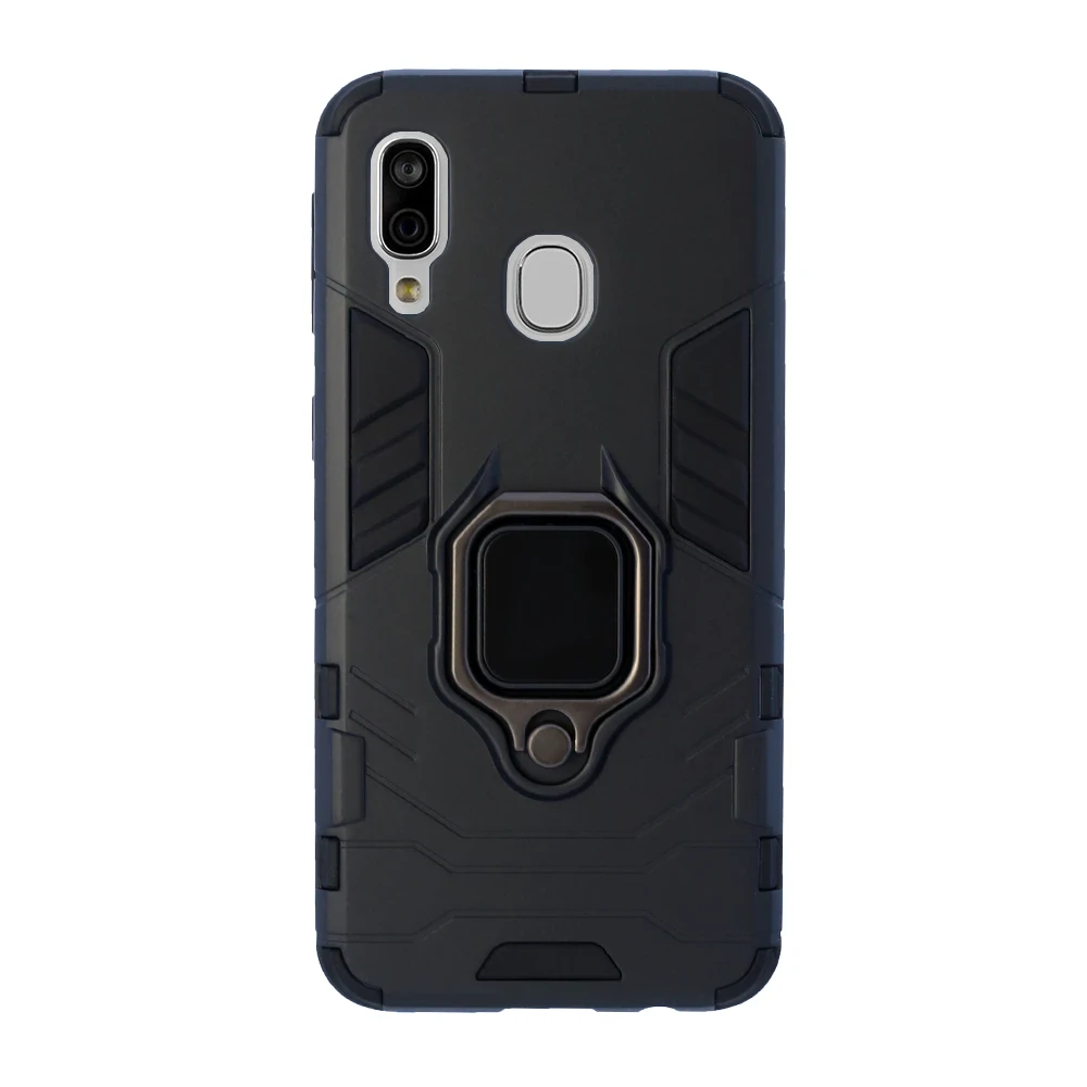 Husa Cover Hard Ring Armor pentru Samsung Galaxy A40 Negru thumb