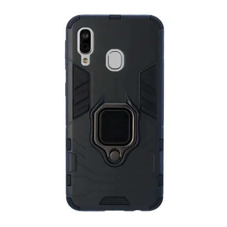 Husa Cover Hard Ring Armor pentru Samsung Galaxy A40 Negru