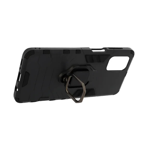 Husa Cover Hard Ring Armor pentru Samsung Galaxy M31s Negru