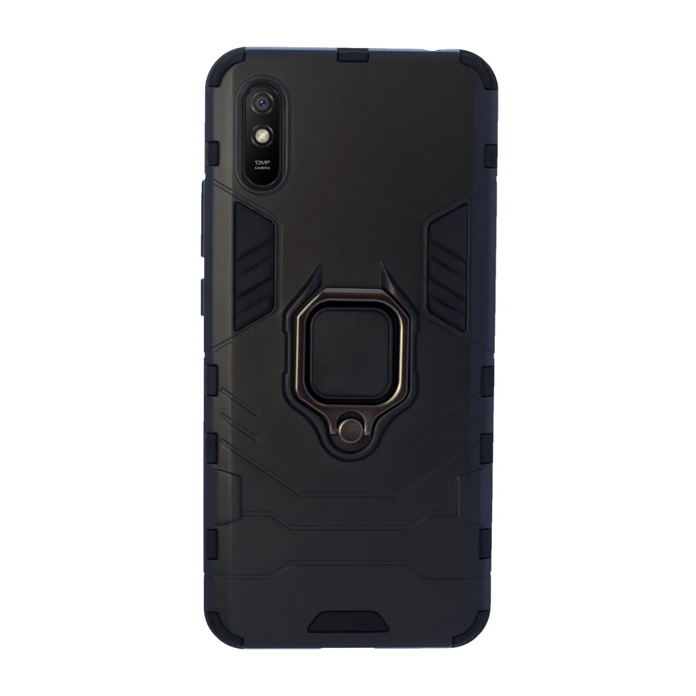 Husa Cover Hard Ring Armor pentru Xiaomi Redmi 9A Negru thumb