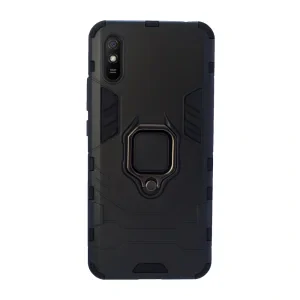 Husa Cover Hard Ring Armor pentru Xiaomi Redmi 9A Negru