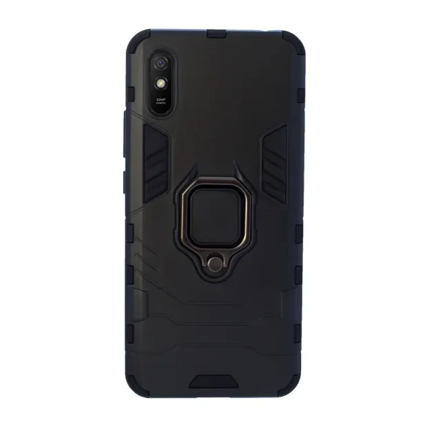 Husa Cover Hard Ring Armor pentru Xiaomi Redmi 9A Negru