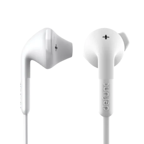 Casti cu Fir DeFunc +Hybrid Microfon Jack 3.5mm Alb