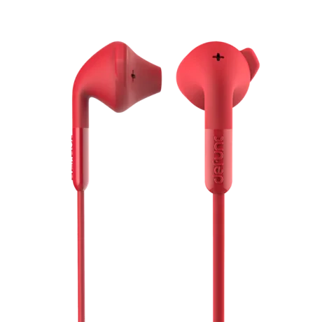 Casti cu Fir DeFunc +Hybrid Microfon Jack 3.5mm Rosu