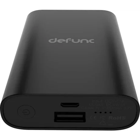 Set Casti Bluetooth DeFunc + Baterie Externa 2100 mAh Wireless BT 5.0 Negru