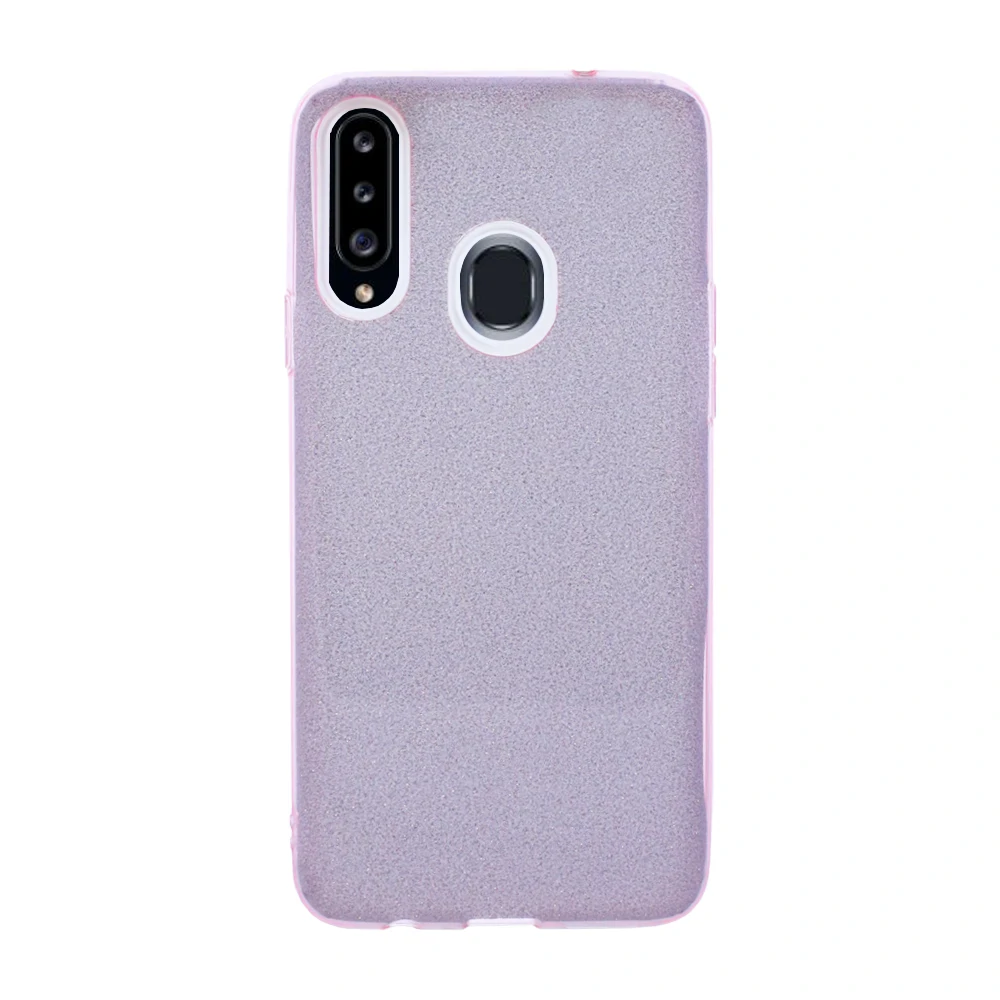 Husa Cover Fashion Glitter pentru Samsung Galaxy A20s Roz thumb