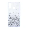 Husa Cover Silicon Brilliant Glitter pentru Samsung Galaxy A20s Transparent