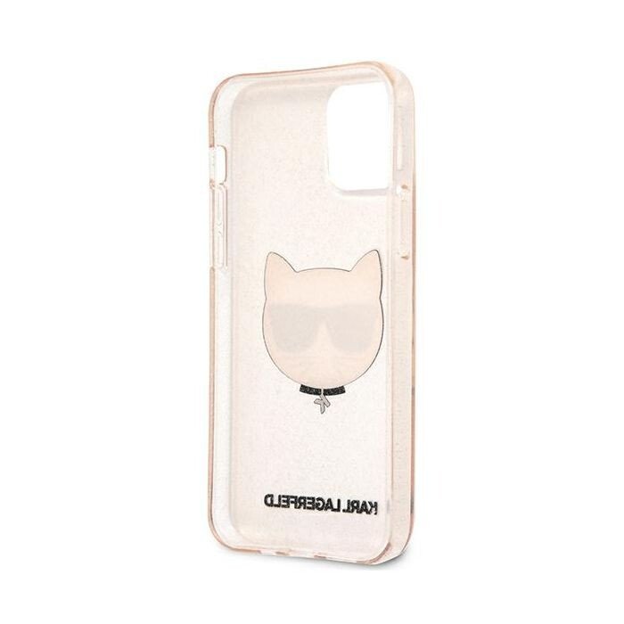 Husa Karl Lagerfeld Choupette Glitter pentru iPhone 12 Pro Max Auriu thumb