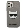 Husa Karl Lagerfeld Choupette Glitter pentru iPhone 12 Pro Max Negru