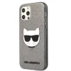 Husa Karl Lagerfeld Choupette Glitter pentru iPhone 12 Pro Max Negru