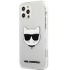 Husa Karl Lagerfeld Choupette Glitter pentru iPhone 12/iPhone 12 Pro Argintiu