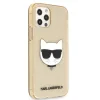 Husa Karl Lagerfeld Choupette Glitter pentru iPhone 12/iPhone 12 Pro Auriu