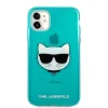 Husa Karl Lagerfeld Choupette Head pentru iPhone 11 Albastru