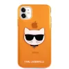 Husa Karl Lagerfeld Choupette Head pentru iPhone 11 Portocaliu