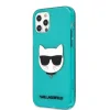 Husa Karl Lagerfeld Choupette Head pentru iPhone 12 Pro Max Albastru