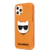 Husa Karl Lagerfeld Choupette Head pentru iPhone 12 Pro Max Portocaliu