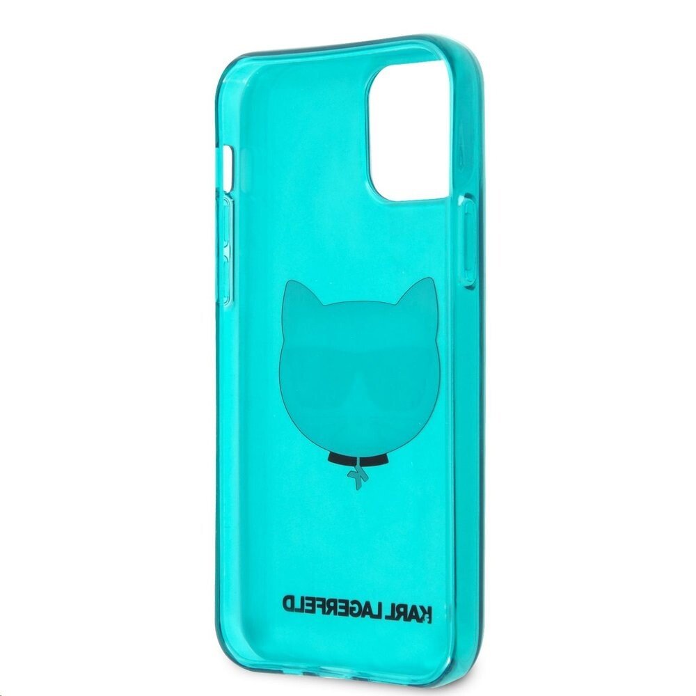 Husa Karl Lagerfeld Choupette Head pentru iPhone 12/iPhone 12 Pro Albastru thumb