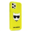 Husa Karl Lagerfeld Choupette Head pentru iPhone 12/iPhone 12 Pro Yellow