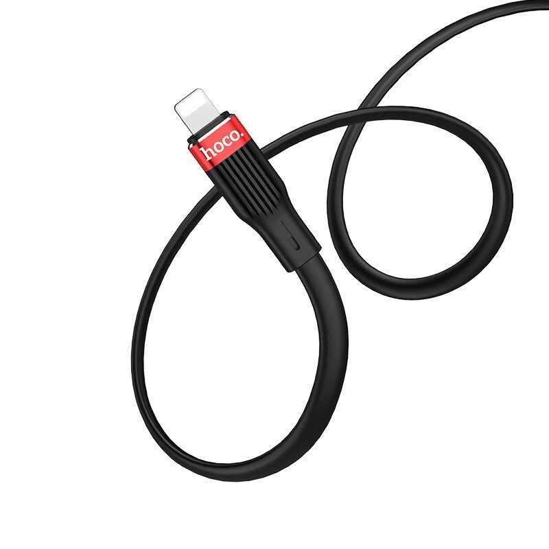 Cablu Date Hoco U72 USB to Lightning 1.2m  Negru thumb