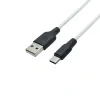 CABLU HOCO X21 TYPE-C NEGRU+ALB 2M