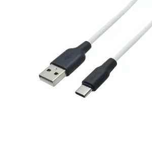 CABLU HOCO X21 TYPE-C NEGRU+ALB 2M