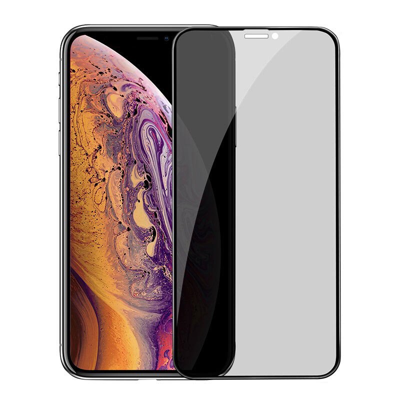 Folie Sticla Hoco 3D Anty-Spy Shatterproof Edges pentru iPhone X/Xs/11 Pro Negru thumb