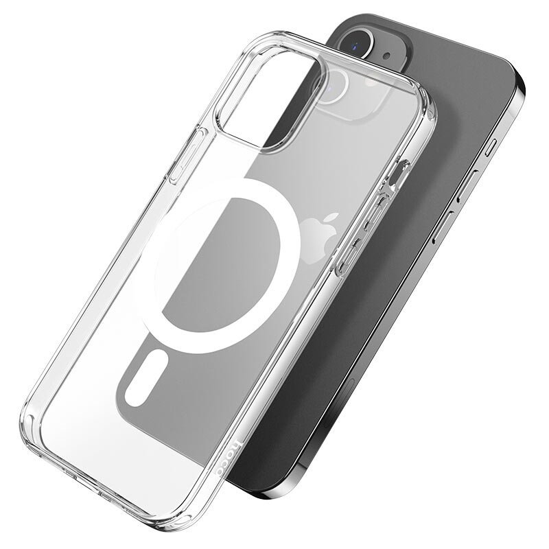 Husa Cover Hoco Magnetic pentru Iphone 12/12 Pro Transparent thumb