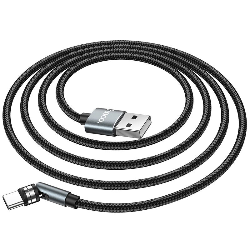 Cablu Date Hoco U94 USB to Type-C Magnetic 1.2m Negru thumb