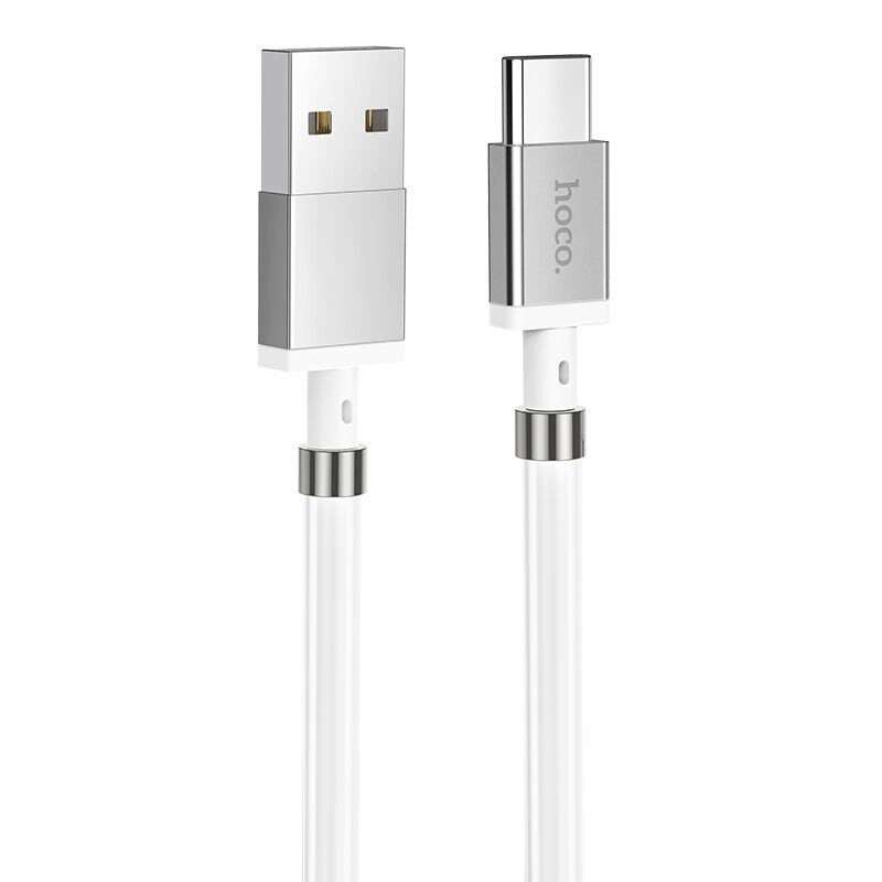 Cablu Date Hoco U91 USB to Type-C Magnetic 1.2m Alb thumb